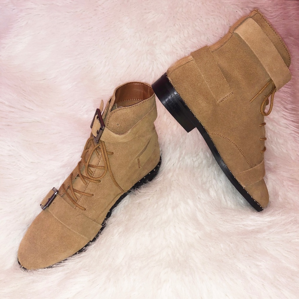 ASOS Suede Lace Up Boots